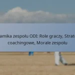 Dynamika zespołu ODI: Role graczy, Strategie coachingowe, Morale zespołu