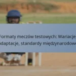 Formaty meczów testowych: Wariacje, adaptacje, standardy międzynarodowe