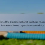 Historia One Day International: Ewolucja, Kluczowe kamienie milowe, Legendarnie zawodnicy
