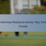 Jednodniowy Międzynarodowy: Oby, Inningi, Zasady