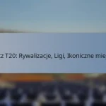 Mecz T20: Rywalizacje, Ligi, Ikoniczne miejsca