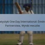 Statystyki One Day International: Średnie, Partnerstwa, Wyniki meczów