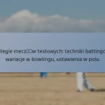 Strategie meczów testowych: techniki battingowe, wariacje w bowlingu, ustawienia w polu